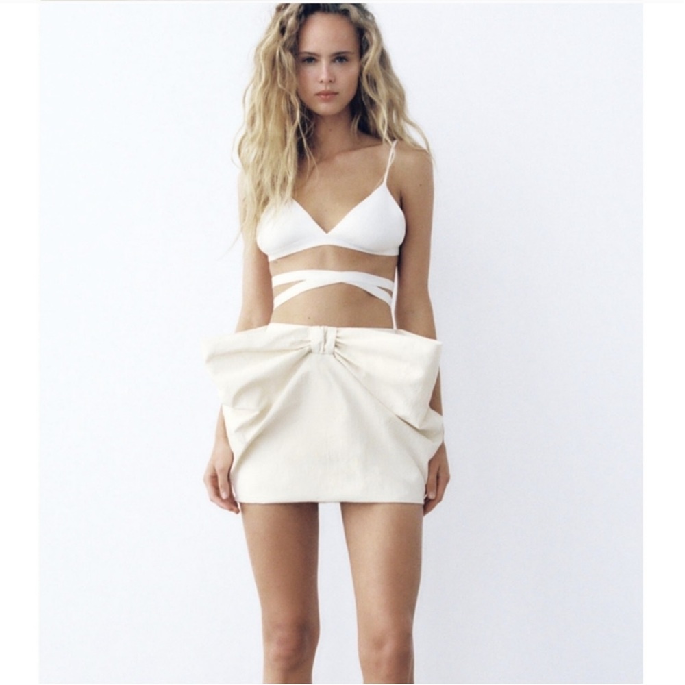 ZARA MINI SKIRT SIZE S - Picture 9 of 12